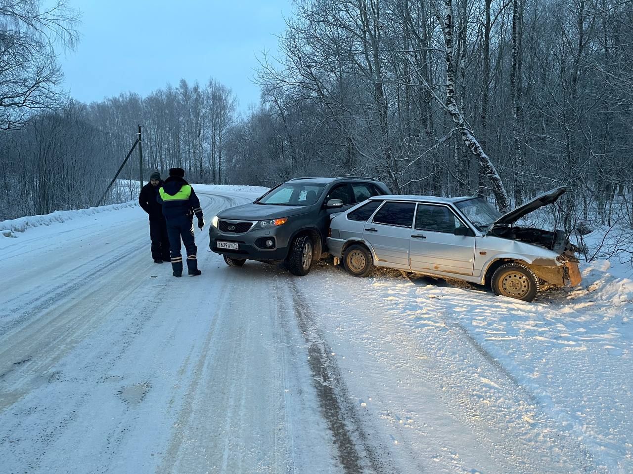 В ДТП в Большой Туле пострадал водитель ВАЗ | 04.01.2024 | Тула - БезФормата