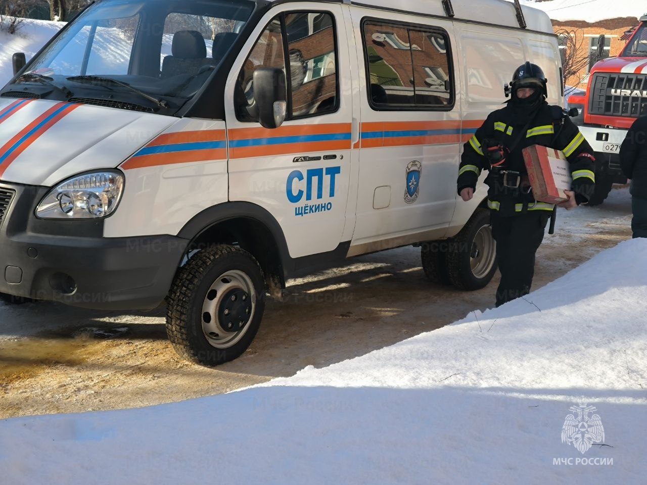 При пожаре в доме-интернате в Щекинском районе эвакуировали 176 человек -  Новости Тулы и области - 1tulatv