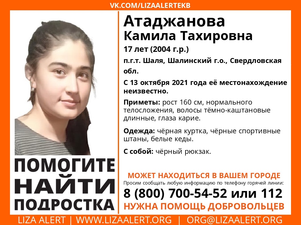 В Тульской области ищут 17-летнюю девочку | 17.10.2021 | Тула - БезФормата