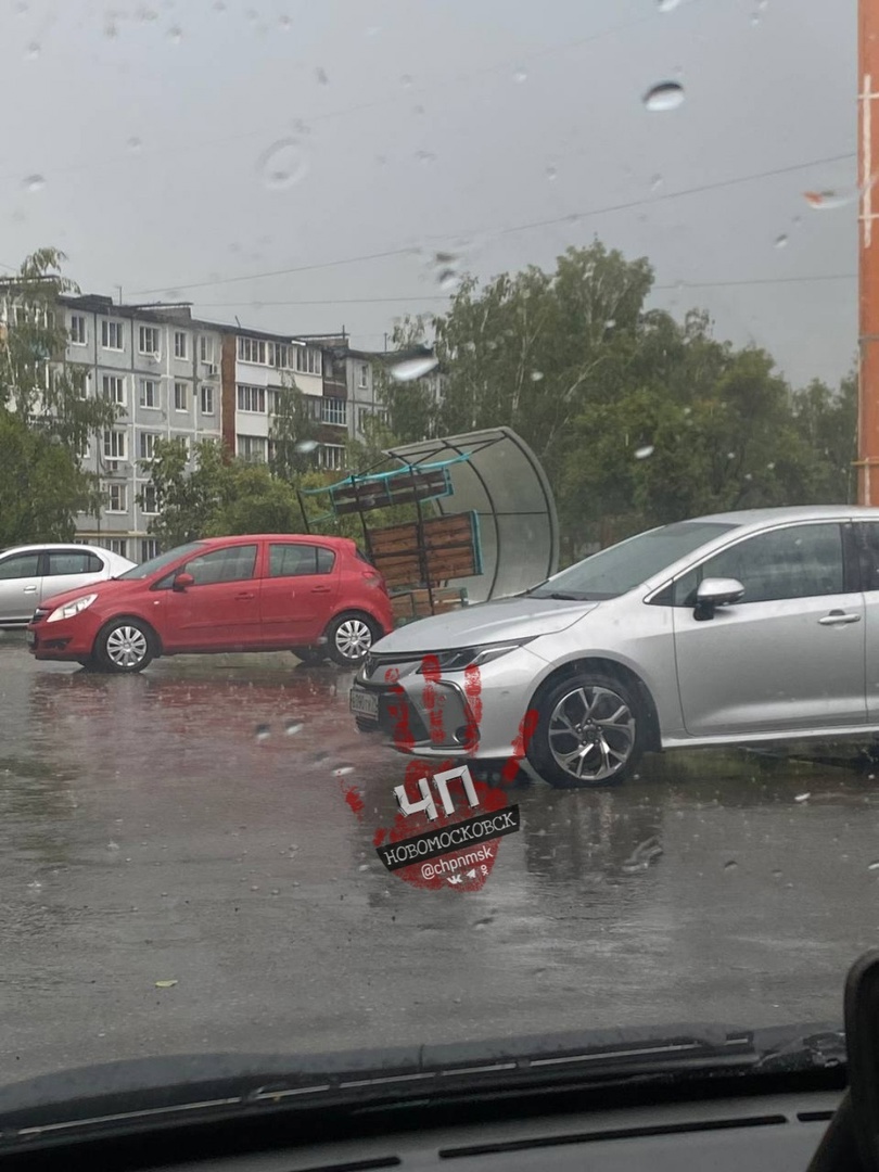 Дерево упало на дом фото