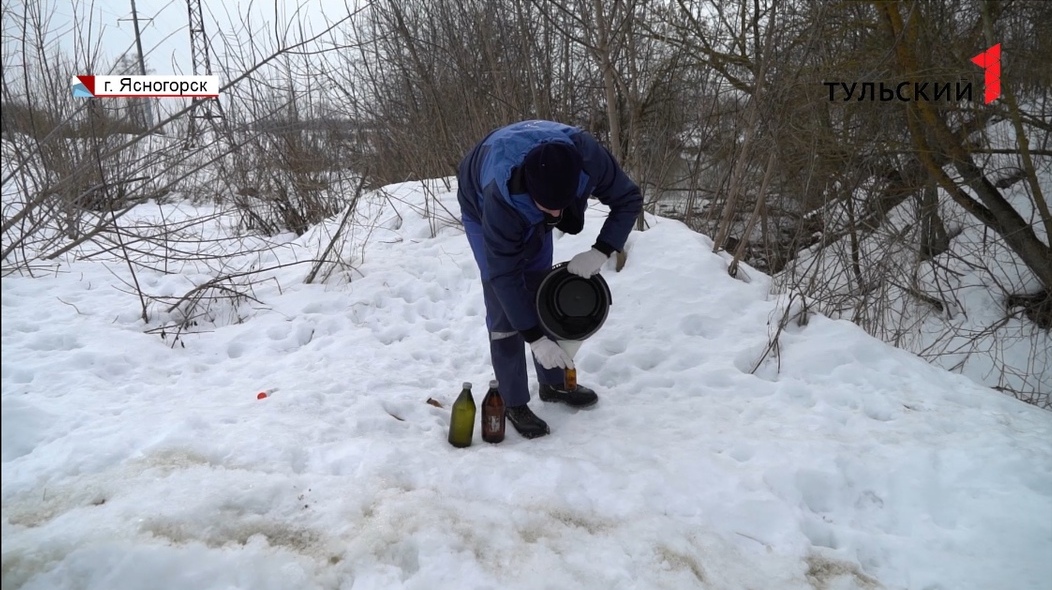 Экологическая проблема: под Ясногорском в реку стекает городская канализация