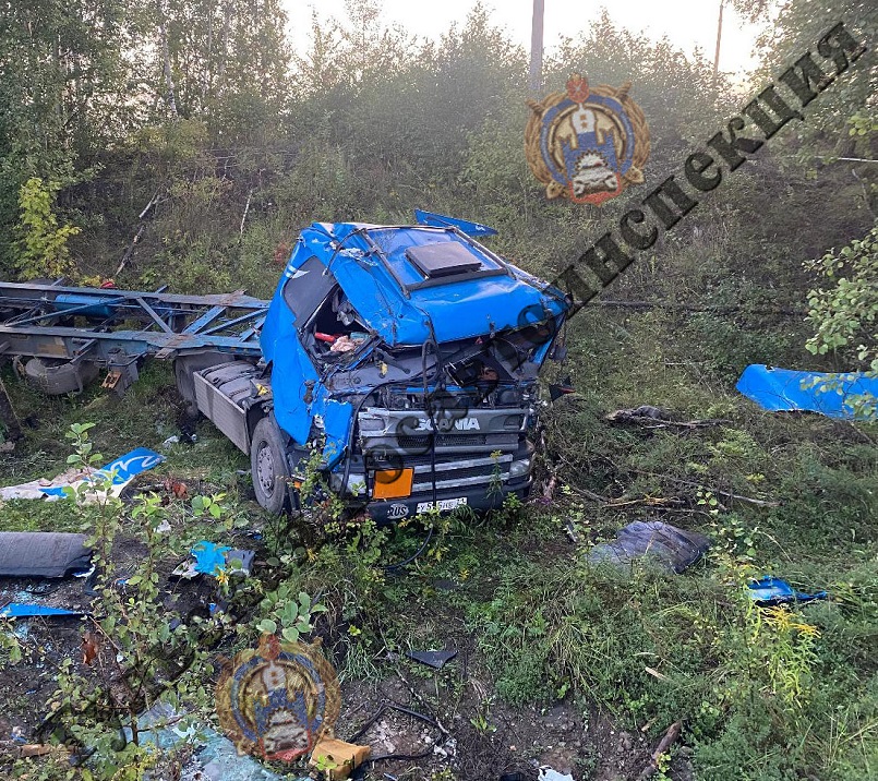 В Киреевском районе в ДТП с грузовиком пострадал водитель