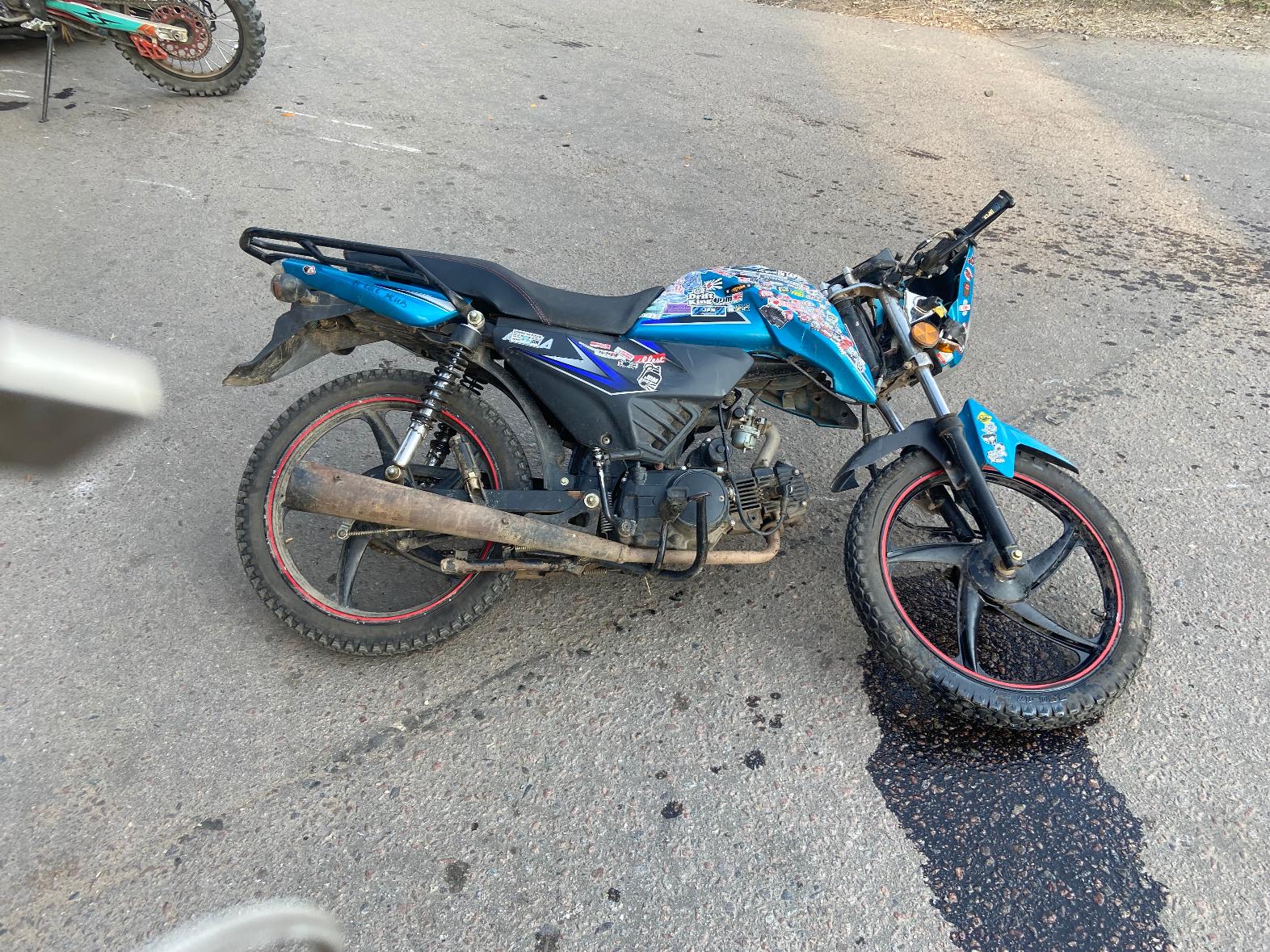 Под Киреевском 15-летний мотоциклист спровоцировал аварию