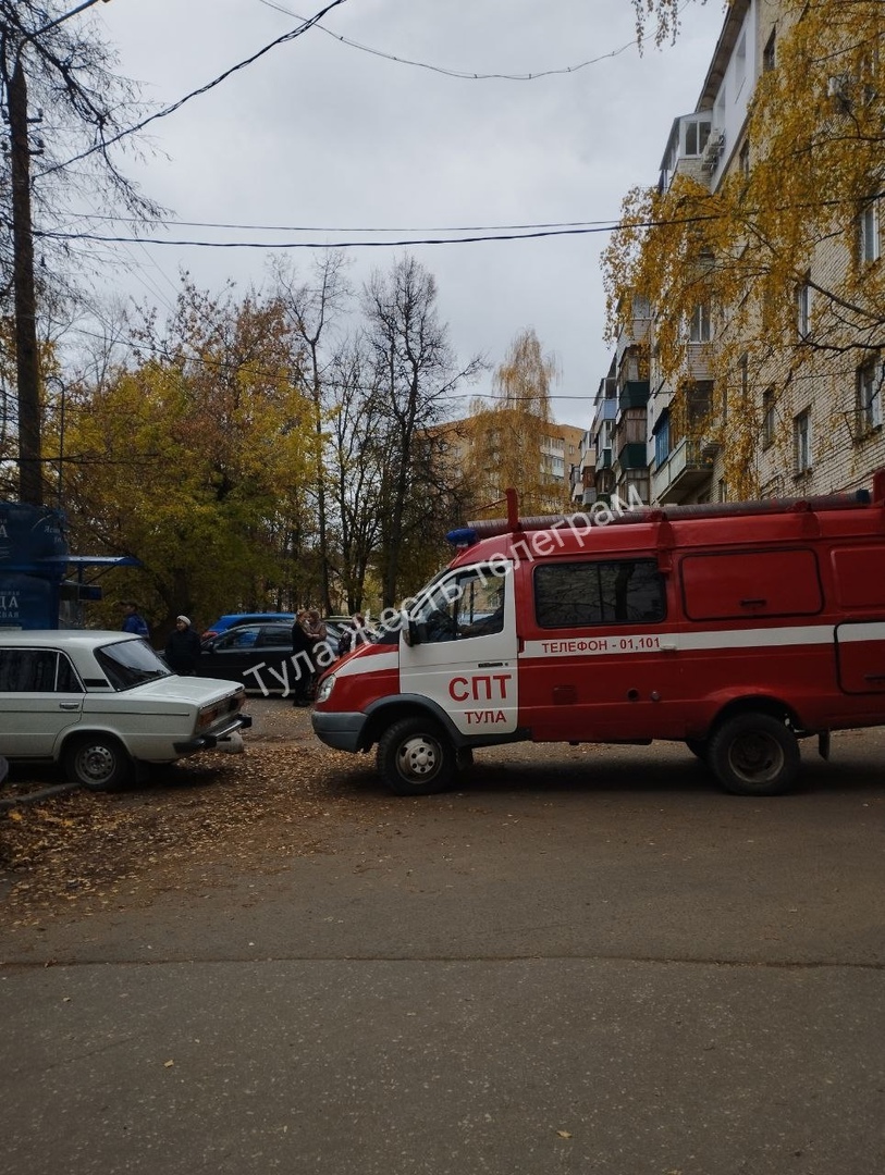 Туляки заметили множество пожарных машин на улице Фрунзе - Новости Тулы и  области - 1tulatv