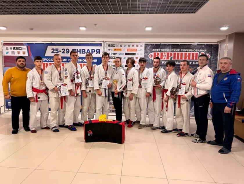 Тульская сборная стала призером Всероссийских соревнований по рукопашному бою
