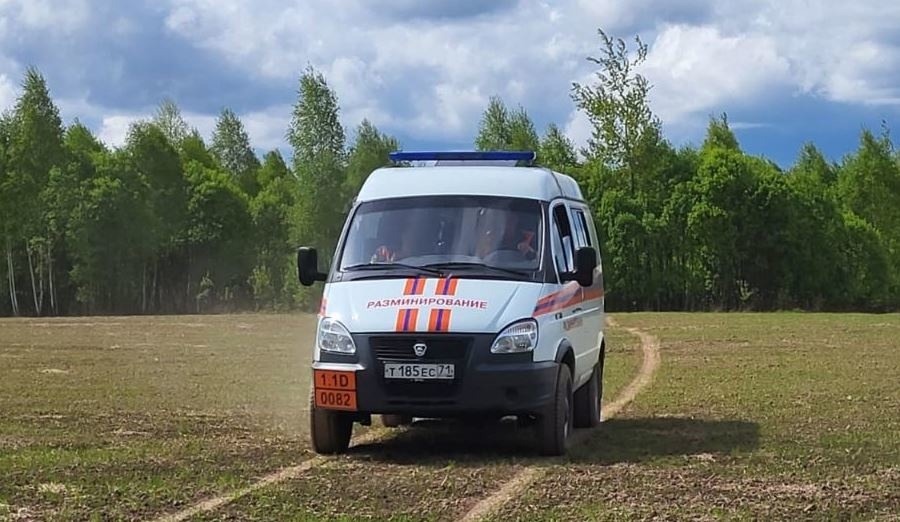 В поселке Менделеевском в Туле обезвредили снаряд времен Великой Отечественной войны