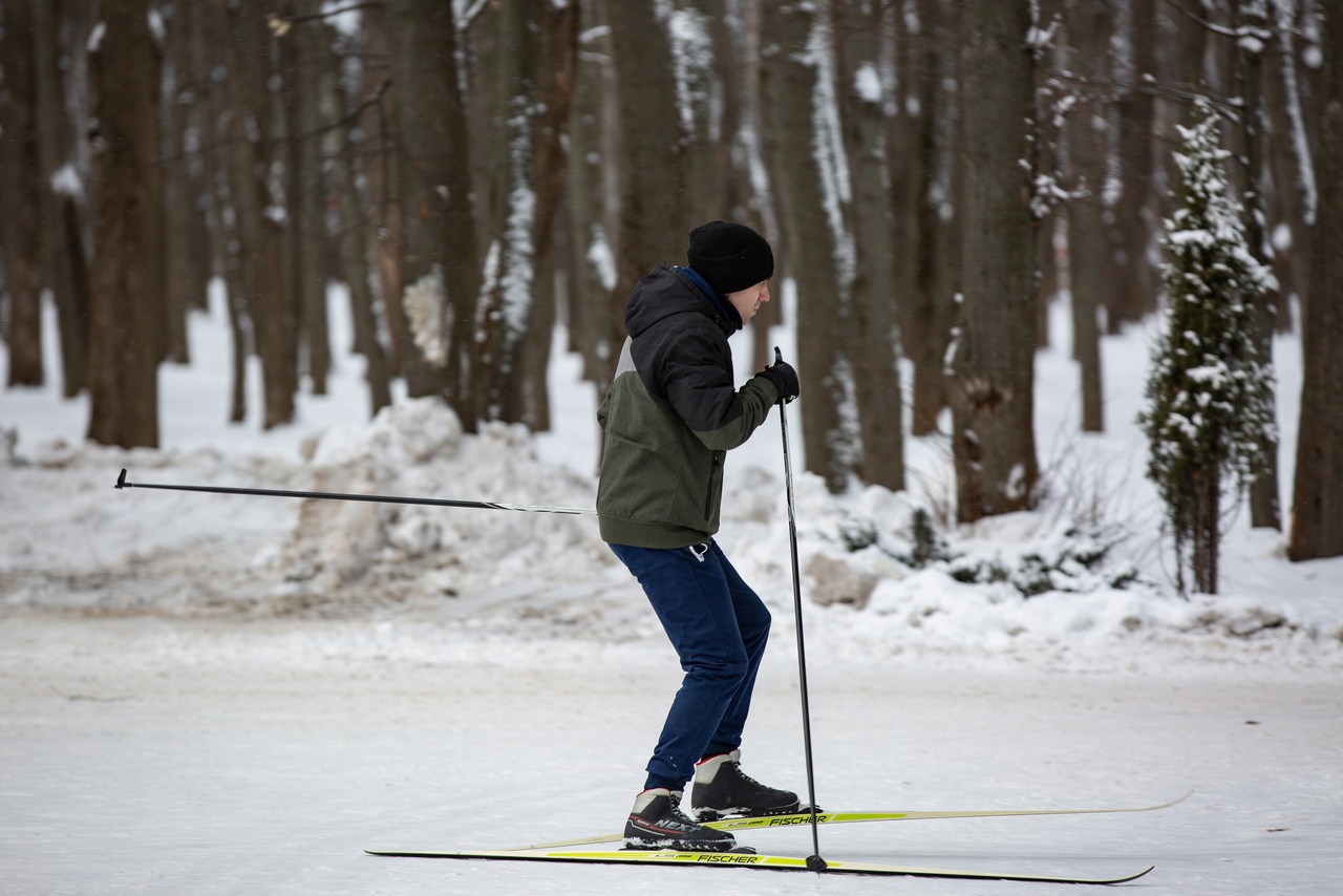 Тульские школьники приняли участие в соревнованиях по лыжному туризму