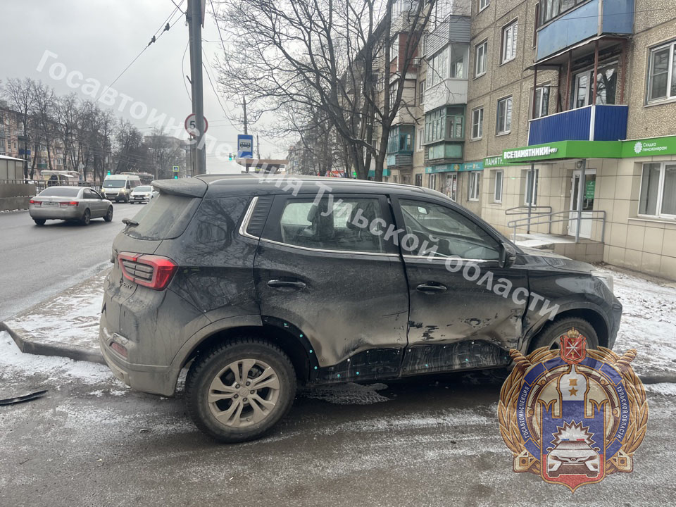 В Туле на улице Металлургов водитель 