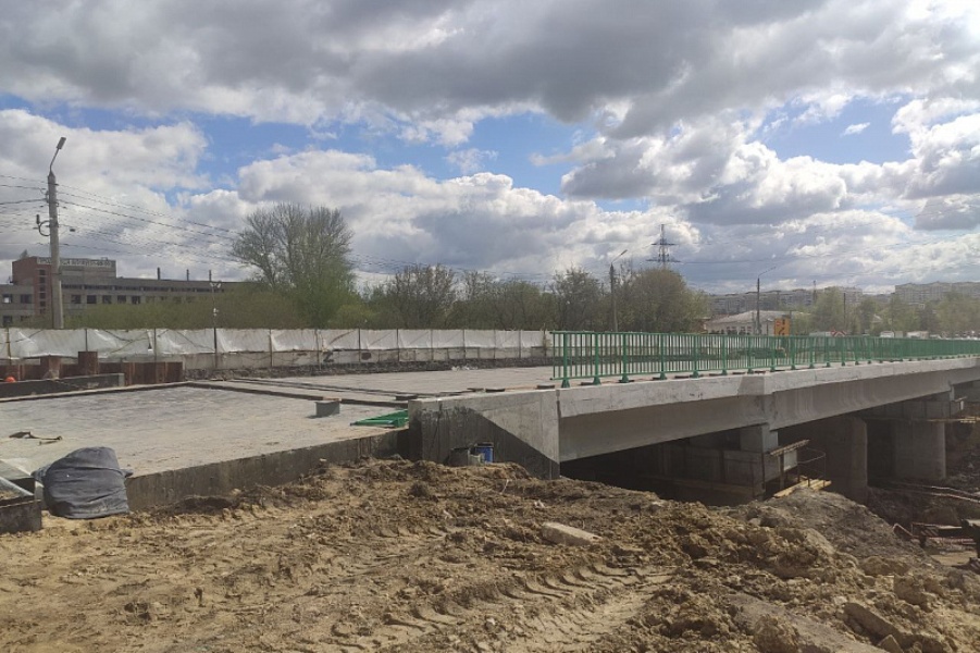 В Туле продолжается ремонт Демидовского моста: на объекте работают круглосуточно