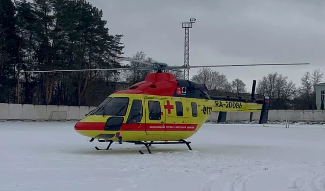 18-летнюю пострадавшую в ДТП доставили на вертолете в Тулу из Ефремова