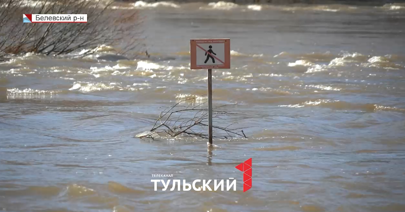 В Тульской области начался паводок: как живут люди в зоне подтопления