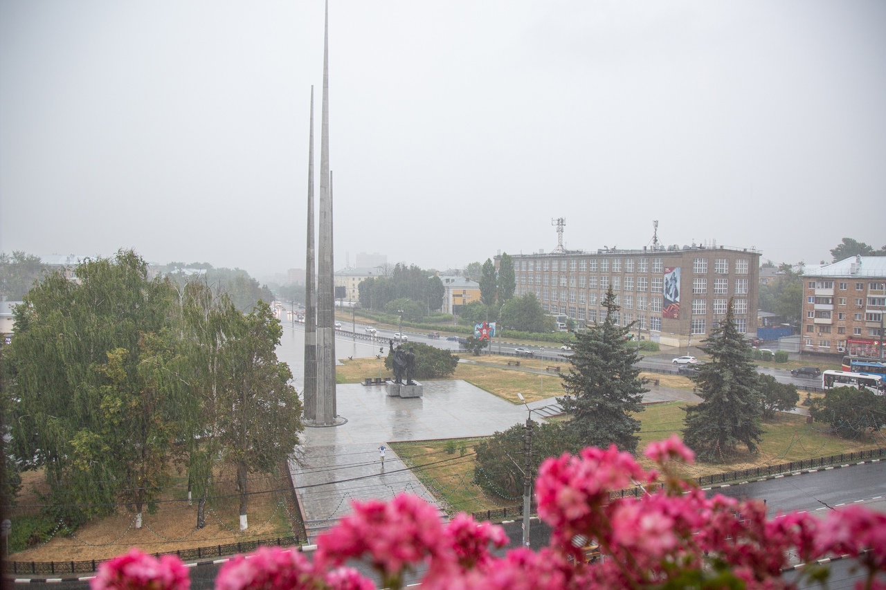 В Тульской области из-за сильного дождя объявлено метеопредупреждение