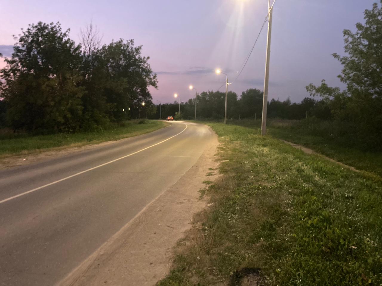 В Щекине 20-летний мотоциклист без прав улетел в кювет