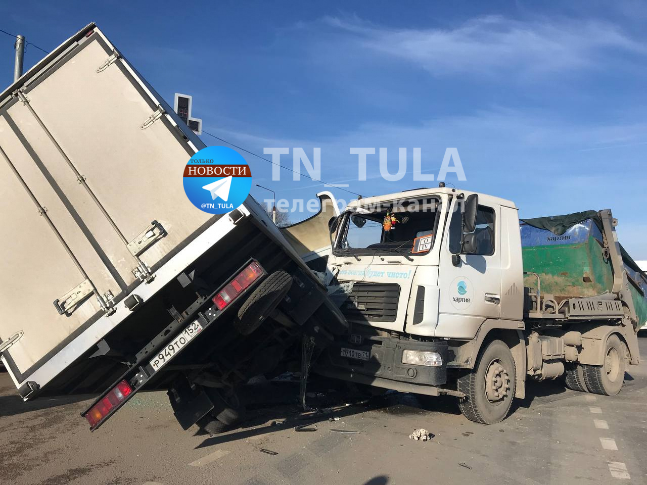 Стали известны подробности массового ДТП с грузовиками в Туле