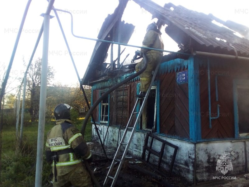 При пожаре в Кимовском районе погиб 58-летний мужчина