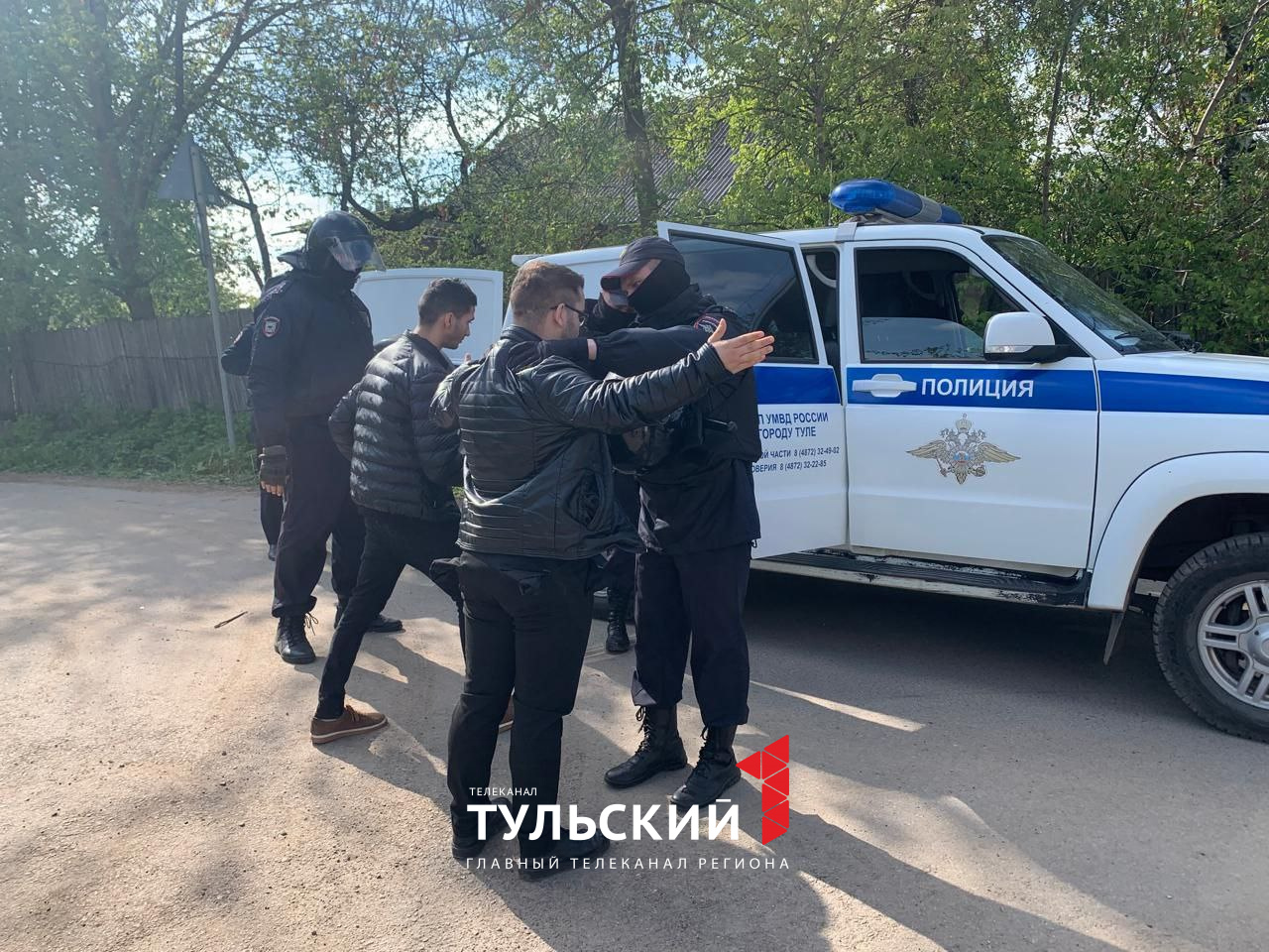 В тульском поселке Косая Гора прошел рейд силовиков | 14.05.2024 | Тула -  БезФормата