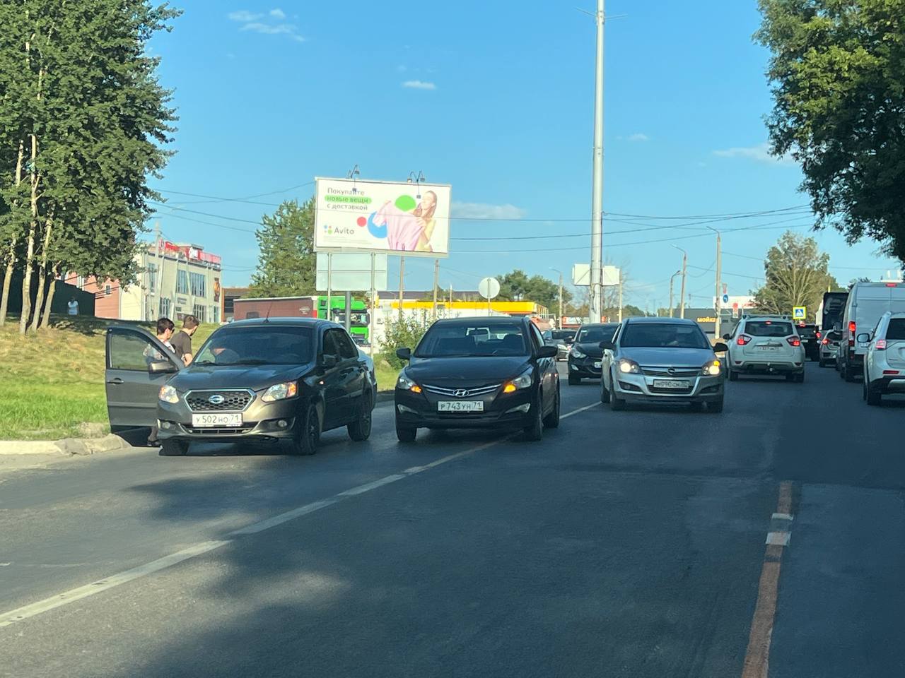 В Туле на Калужском шоссе произошло ДТП