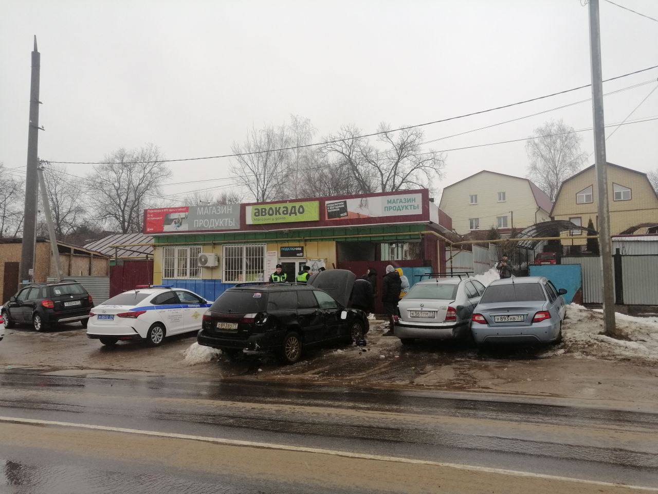 В тульском селе Хрущево произошло тройное ДТП | 12.03.2023 | Тула -  БезФормата