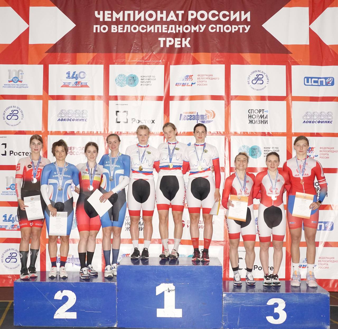 Туляки завоевали серебряные медали на чемпионате России по велоспорту на треке