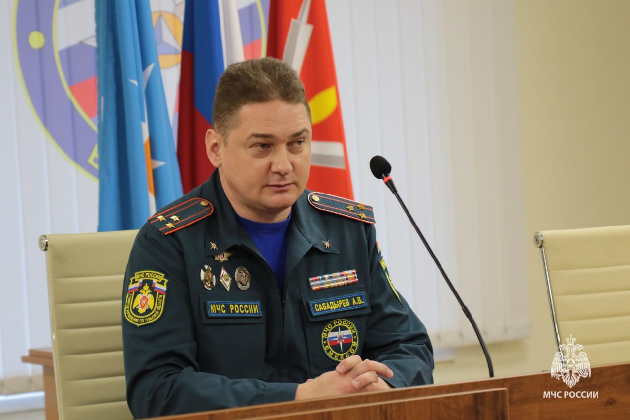 Новым начальником тульского МЧС стал полковник Алексей Сабадырев
