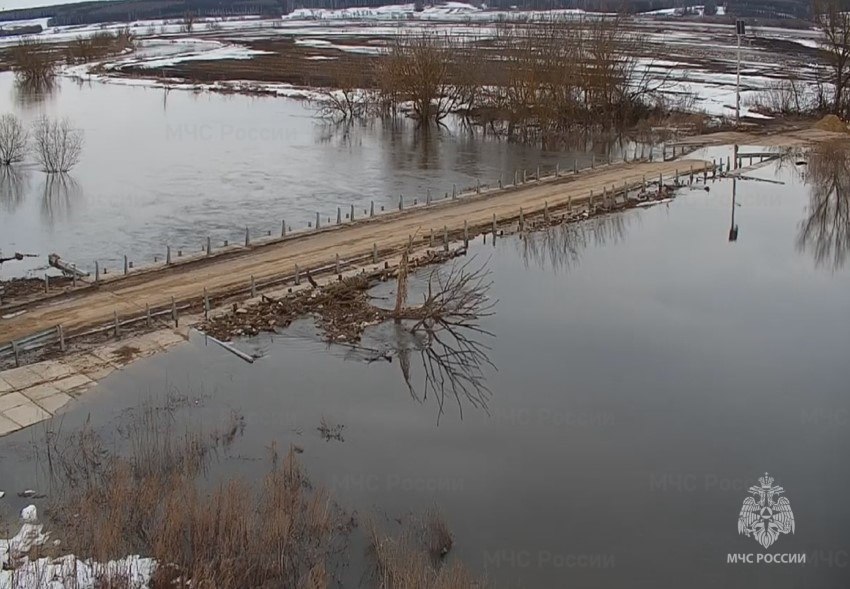 В Тульской области затопило еще 2 моста