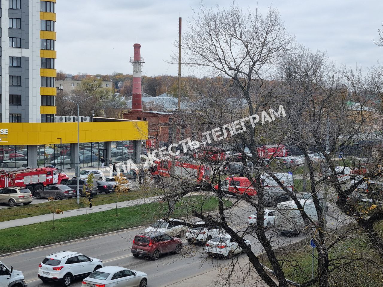 Туляки заметили 7 пожарных машин на улице Оборонной - Новости Тулы и  области - 1tulatv