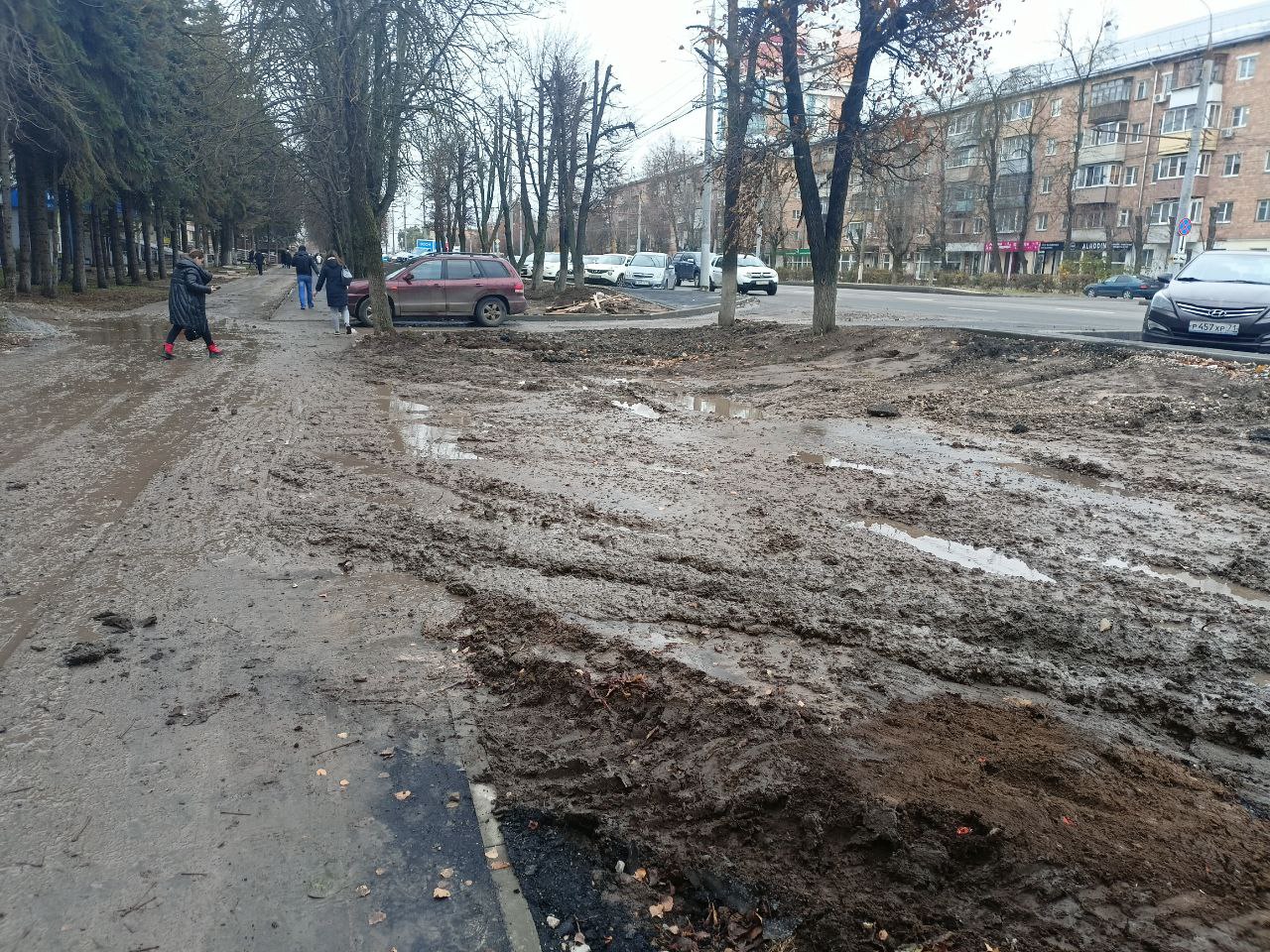 Очевидцы сняли на видео последствия ремонта проспекта Ленина в Туле -  Новости Тулы и области - 1tulatv