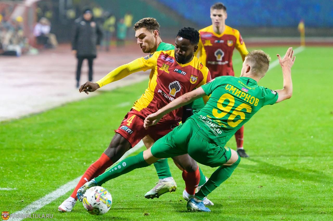 Тульский «Арсенал» сыграет с «Кубанью» в Краснодаре