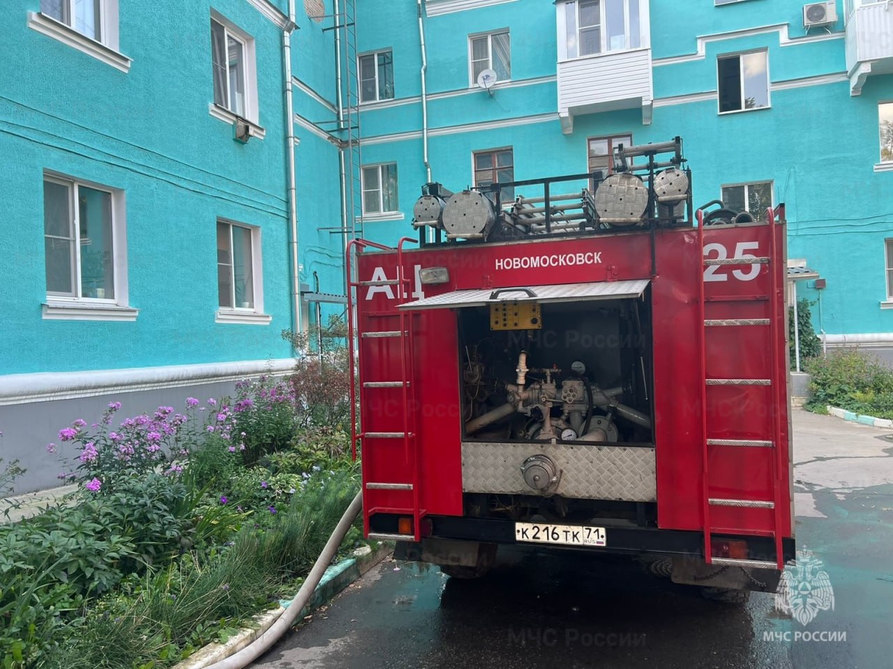 В Новомосковске загорелся многоквартирный дом - Новости Тулы и области -  1tulatv