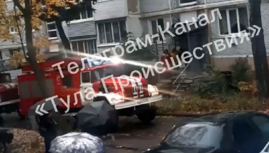 В Киреевске горела квартира на переулке Чехова