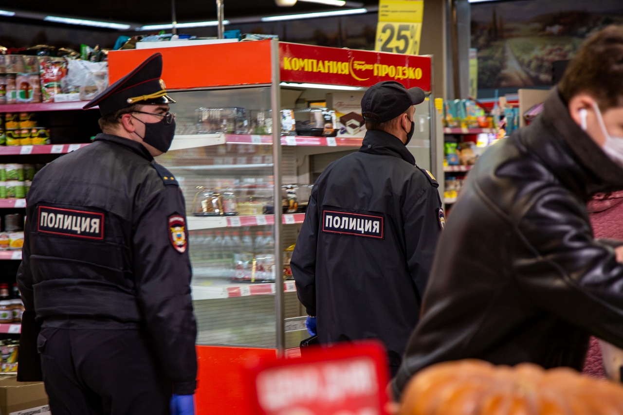 Больше всего "безмасочников" в Тульской области полицейские поймали в магазинах