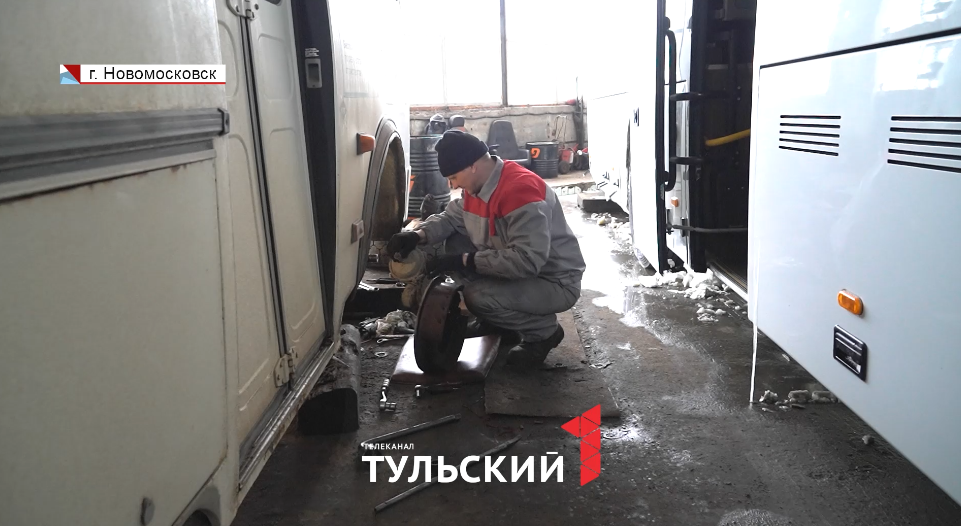 В Новомосковске заключенные начнут чинить автобусы