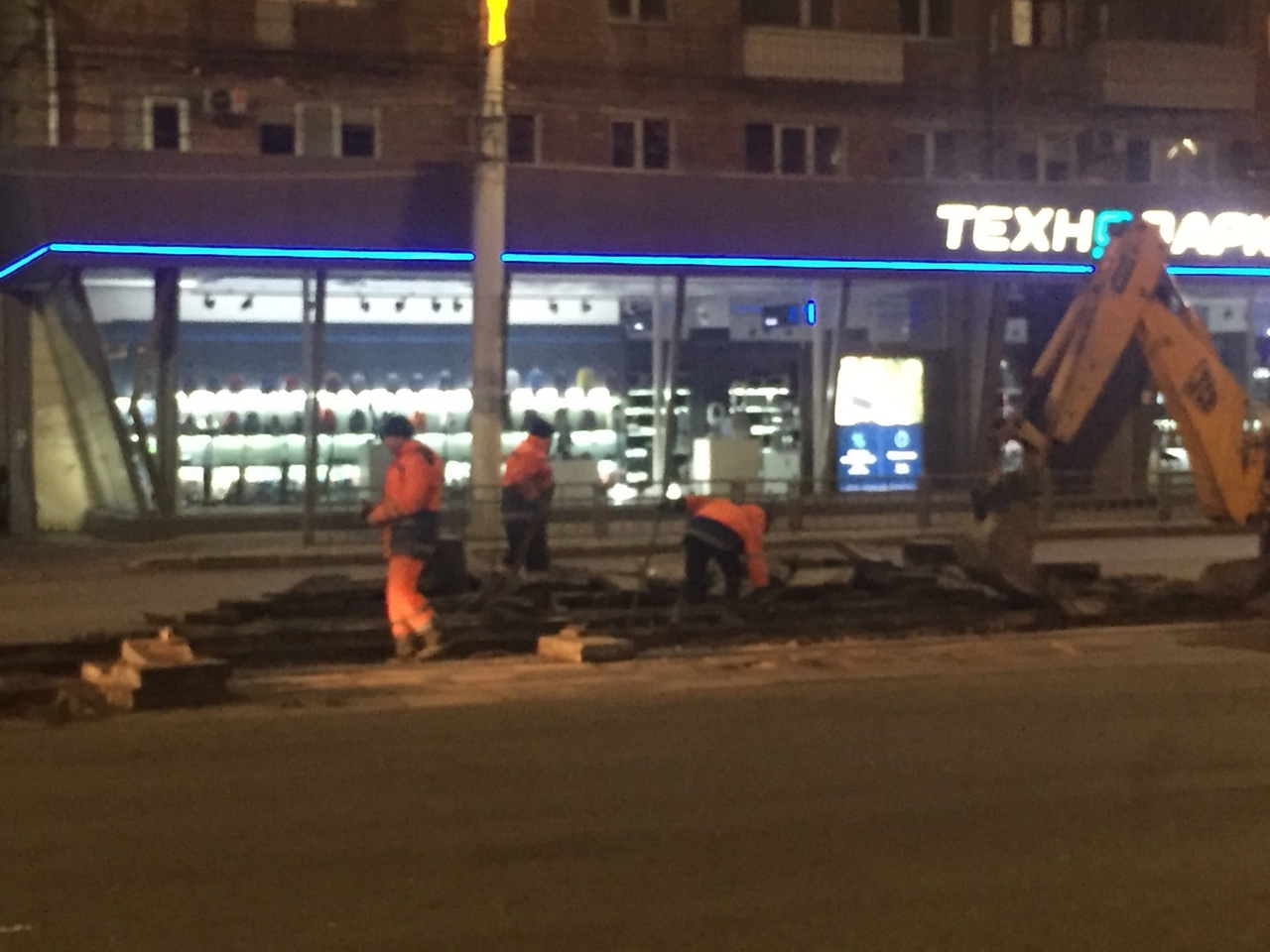 На улице Советской в Туле проходит дорожный ремонт