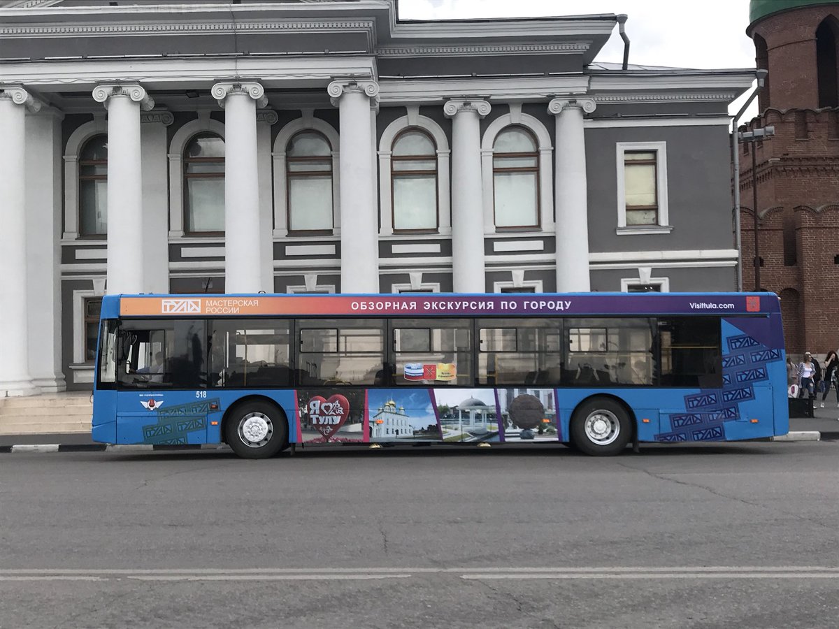 В Туле начнет работать летний городской экскурсионный автобус