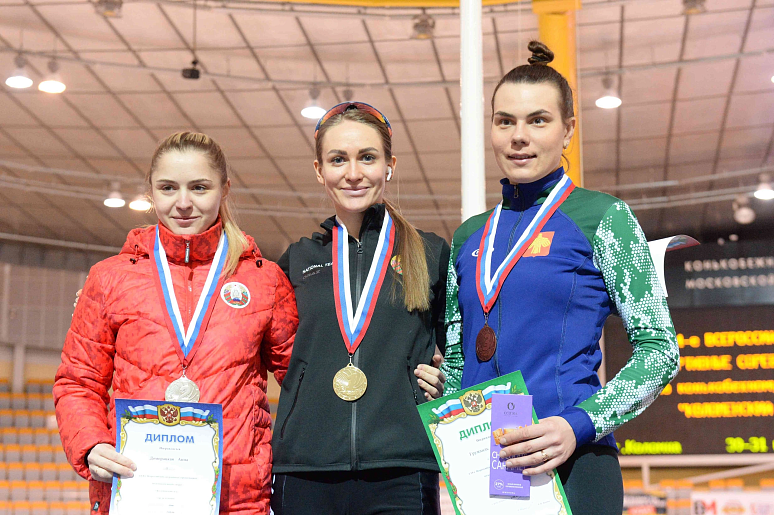 Тулячка завоевала бронзу на Всероссийских соревнованиях по конькобежному спорту