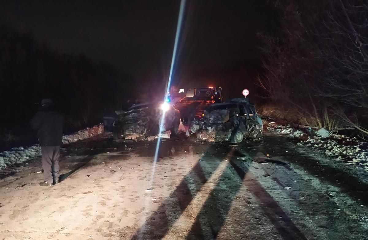 На дороге в Тульской области в лобовом столкновении погибли оба водителя