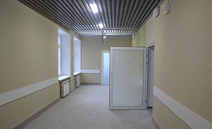 В Дубне подходит к концу капитальный ремонт взрослой поликлиники