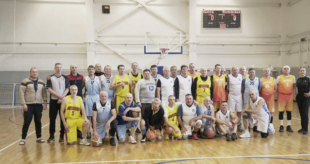 В Туле прошел второй тур первенства Центральной России по баскетболу среди ветеранов