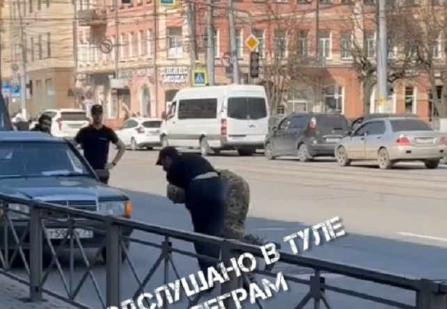 В центре Тулы подрались двое мужчин