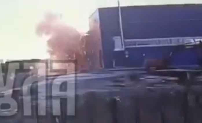 Появилось видео падения беспилотника в Узловой