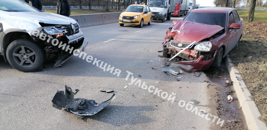 13-летняя девочка пострадала в аварии в Туле