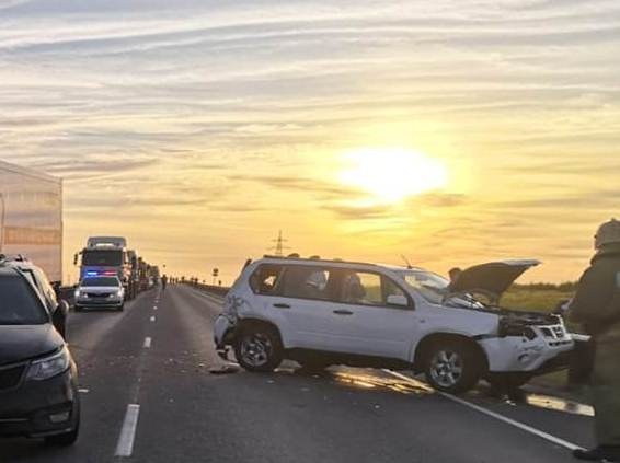 На Калужском шоссе в Туле произошло массовое ДТП с четырьмя пострадавшими