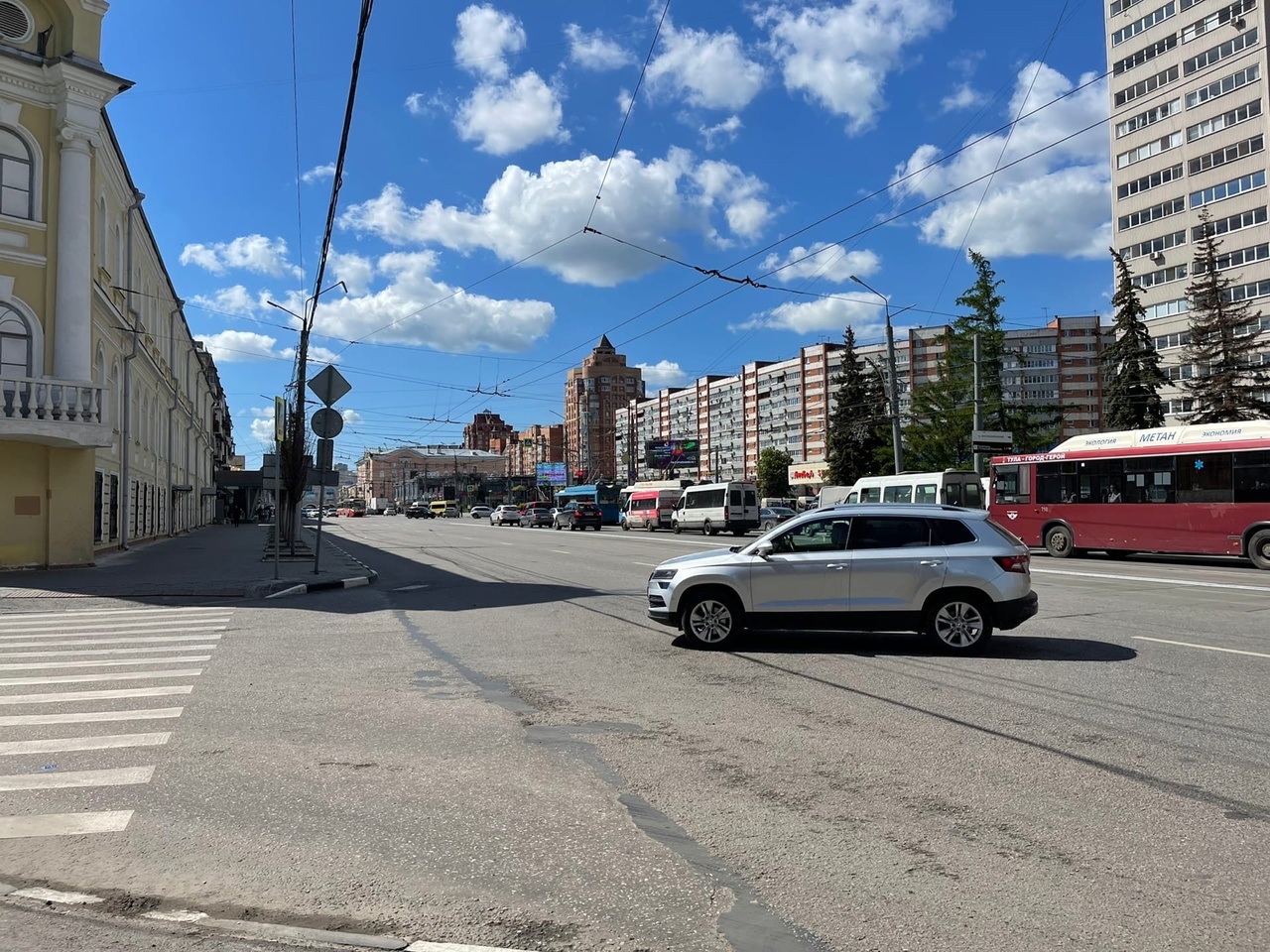 Названы разрешенные места для поворотов на улице Советской в Туле