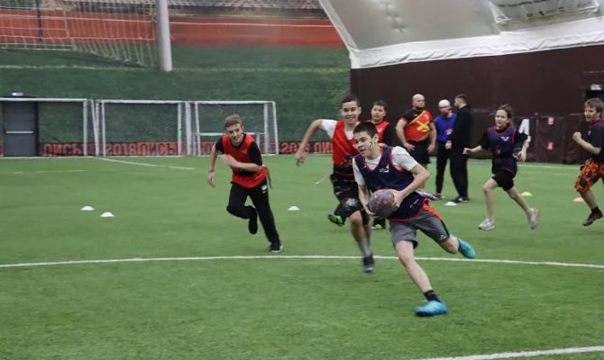 В Туле впервые прошел фестиваль "Первый шаг в регби"