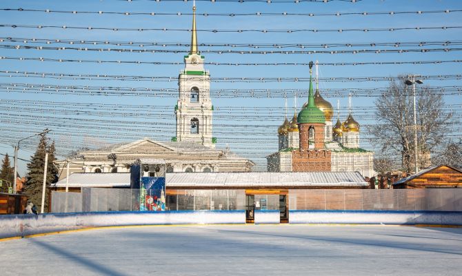 Что будет с парковкой на площади Ленина в Туле после установки Губернского катка