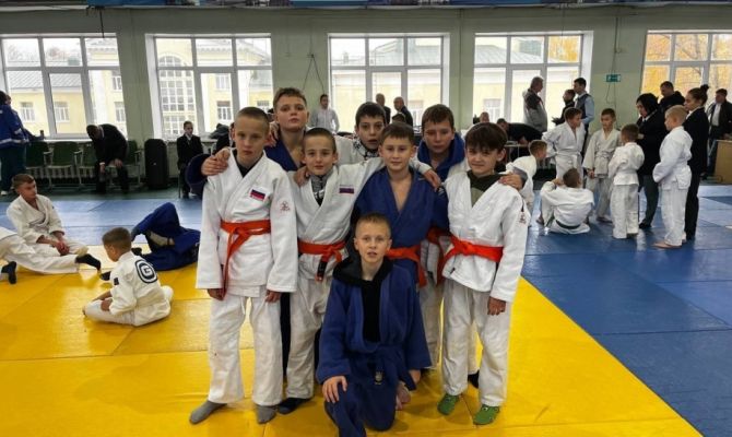 Юные дзюдоисты из Тулы привезли домой серебро и бронзу