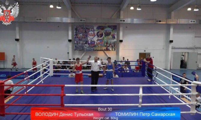 Тульский боксер победил в первом бою первенства среди юношей