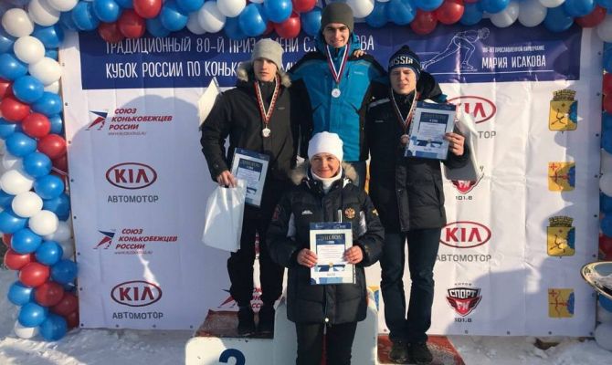 Тульский конькобежец стал абсолютным победителем на соревнованиях в Кирове