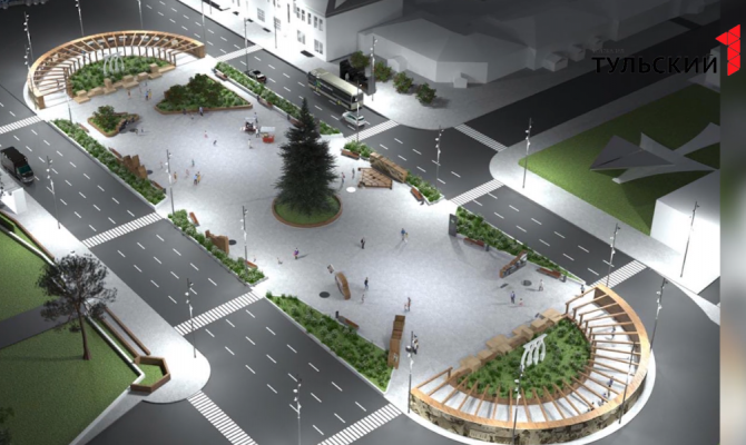 У жителей Ефремова появится своя Красная площадь