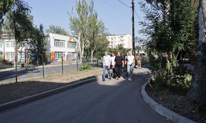 Тульские строители продолжают восстанавливать Мариуполь